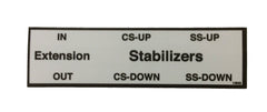 Stellar 14943 DECAL STABILIZER MECH TRUCK