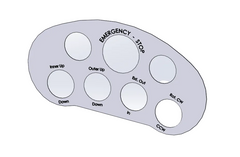 Stellar 34111 DECAL CONTROL HANDLE H2 6FCTN TS