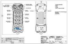 Auto Crane 366823266 TRANSMITTER, 8 BUTTON, FULLY PROPORTIONAL