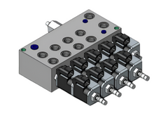 Stellar 50592 Valve Bank - Sterling 4 Function w/ Duetsch Connectors