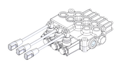 Stellar 61041 Valve Bank - 3 Section