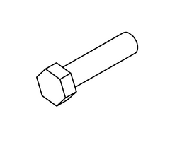Stellar 8833 CAP SCR 0.50-13X2.00 HHGR8