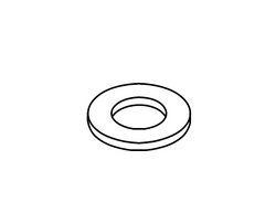 Stellar 16733 WASHER 0.63 SAE FLAT YELLOW GR9