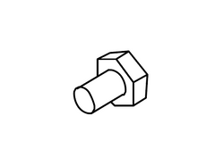 Stellar 43845 CAP SCR 0.25-20X0.38 HHGR5