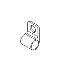 Stellar C0081 CLAMP 0.50D 0.75W 0.40HL GALV BLK VINYL