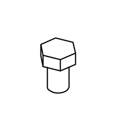 Stellar C0990 CAP SCR 0.50-13X0.75 HHGR5