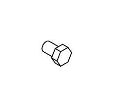 Stellar 9844 CAP SCR 0.50-13X0.75 HHGR8