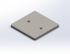 Stellar 90536 PLATE .19X3X3 ANTENNA BRKT