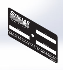 Stellar C5942 PLATE SERIAL # STELLAR TRUCKS