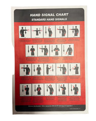 AUTO CRANE 040596000 DECAL, HAND SIGNAL CHART