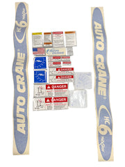 Auto Crane 492000310 DECAL LAYOUT, HC-6, NEXSTAR