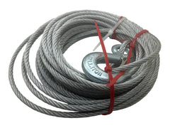 Auto Crane 370876007 CABLE, WIRE 1/4 DIA X 50'LG W/HOOK