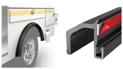 Auto Crane 739906017 RUBBER FENDER FLARE LOOSE KIT