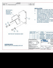 Auto Crane 360808005 KIT, MOTOR RETROFIT 360808002