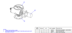 Auto Crane 460060001 Gearbox Replacement Kit for 10006H Series