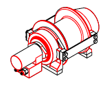 Auto Crane 123341 HOIST-SCH 4200 WITH BLOCKED CLUTCH & RELIEF VALVE