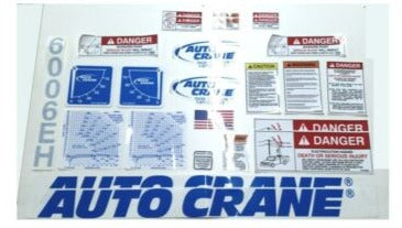 Auto Crane 366704000 Decal Kit for 6006EH