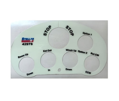 Stellar 51831 Decal - Face Plate Housing - 5 Function