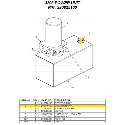 Auto Crane 200545000 Breather Cap