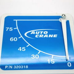 Auto Crane 320318000 DECAL 3203 ANGLE ANGLE INDICATOR