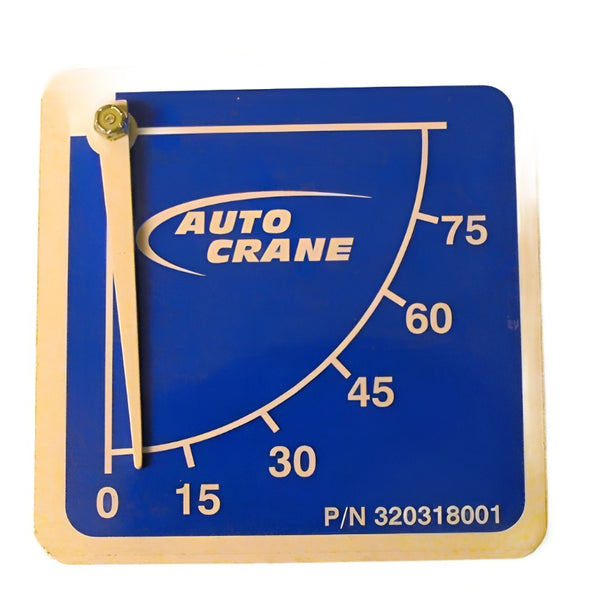Auto Crane 320318001 Decal - Angle Indicator Street Side