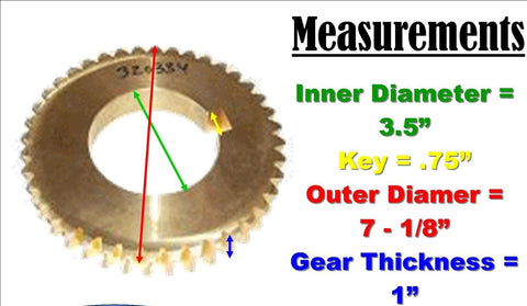 Auto Crane 320334000 GEAR WORM 3203