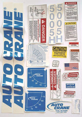 Auto Crane 360552000 DECAL LAYOUT 5005H 10-16'(KIT)