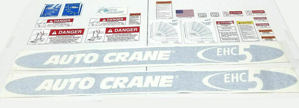 Auto Crane 360682000 DECAL LAYOUT 5005EH