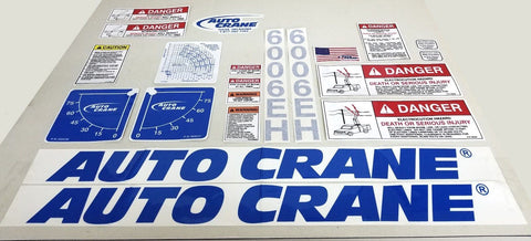 Auto Crane 366808000 DECAL LAYOUT 6006EH BLUE 10-16