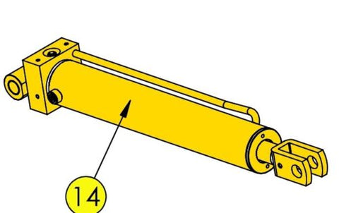 Stellar 42503 Cylinder - Main Lift 3.00 x 13.00