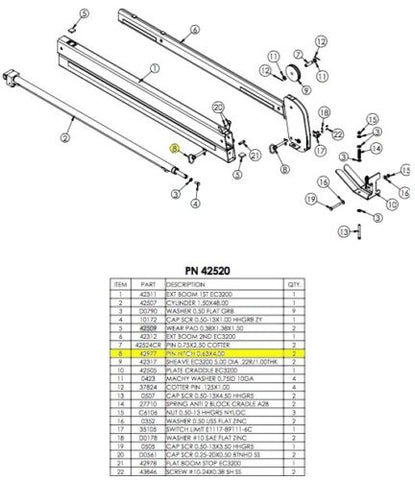 Stellar 42977 Pin - Hitch