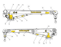 Auto Crane 470102021 DECAL LAYOUT 14005H NEXSTAR