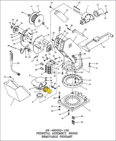 Auto Crane 480027000 Hydraulic Motor 48K Rotation for 6006H, 8005H