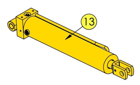 Stellar 50380 Cylinder - Main Lift 3.50 x 13.00