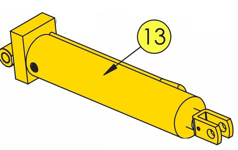 Stellar 50609 Cylinder - Main Lift 4.00 x 14.50