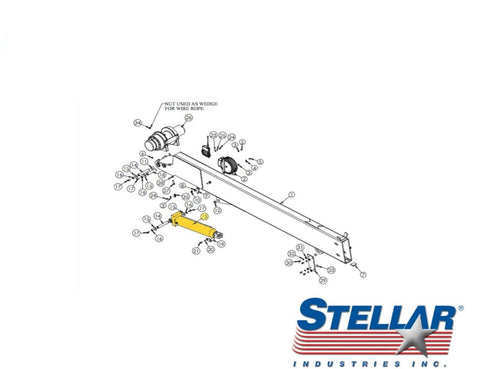 Stellar 50609 Cylinder - Main Lift 4.00 x 14.50