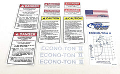 Auto Crane 370065000 Decal Kit for Econo-Ton II