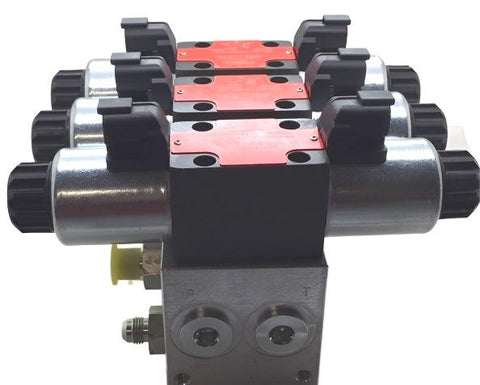 Auto Crane 320989420 VALVE ASSY, 3 SPOOL STACKED MANIFOLD, NON-PROP., 12 VOLT