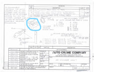 Auto Crane 750071002 KEY CYL HOUSING