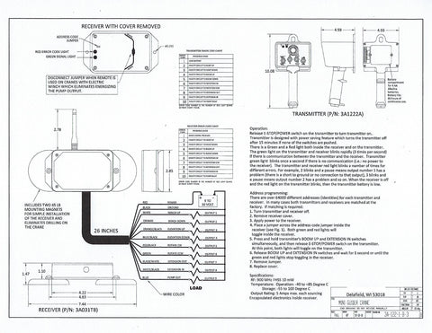 Auto Crane KTWNP Wireless Remote Kit Non-Proportional Cranes