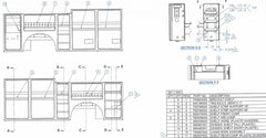 Auto Crane 760537000 Shelving package with 13 adjustable shelves