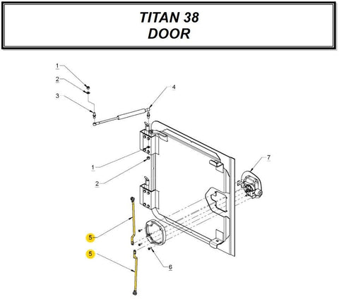 Auto Crane 560415000 DOOR ROD ASSY 38K MID