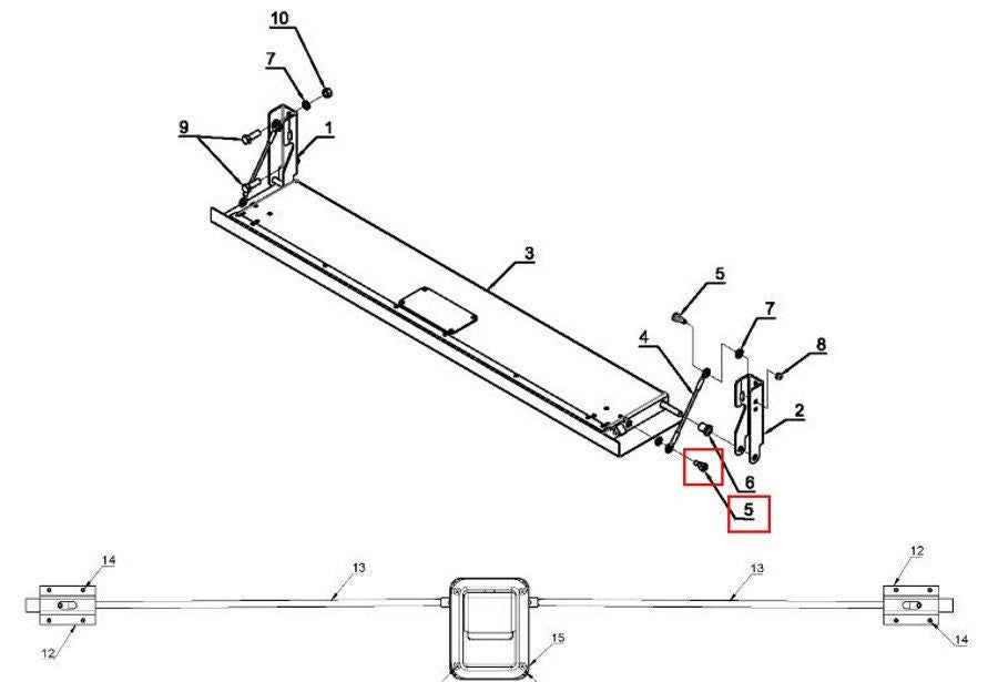 Shocrane Auto Crane 560091000 SCREW SHO SET 1/2 X 3/8 – B&B Truck Crane