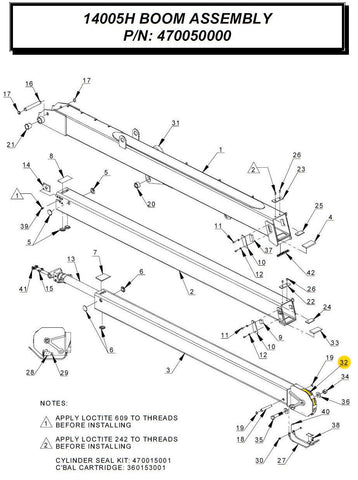 Auto Crane 470023000 Sheave Assembly Crown 1/2"  Rope for 14005H Series