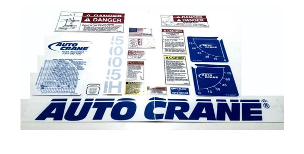 Auto Crane 360752000 DECAL KIT 5005H 20'